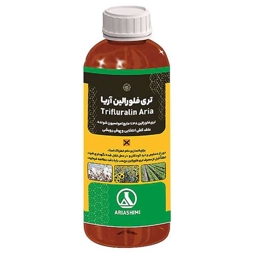 سم علف کش آریاشیمی مدل تری فلورالین حجم 1 لیتر