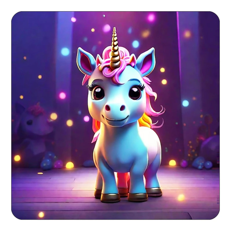 مگنت کاکتی طرح اسب تک شاخ و یونیکورن مدل mp30896