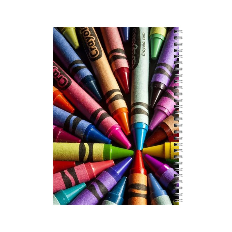 دفتر مشق 50 برگ بامبیلیپ طرح پترن مداد شمعی ها کد 6277875