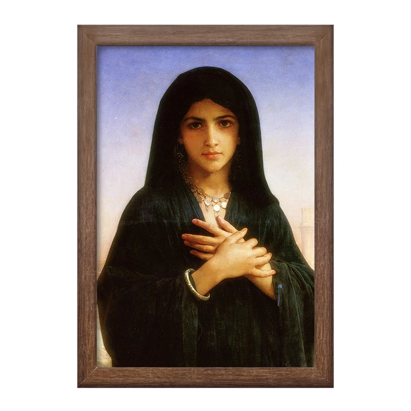 تابلو خندالو طرح نقاشی توبه کننده اثر ویلیام آدولف بوگرو کد F12163