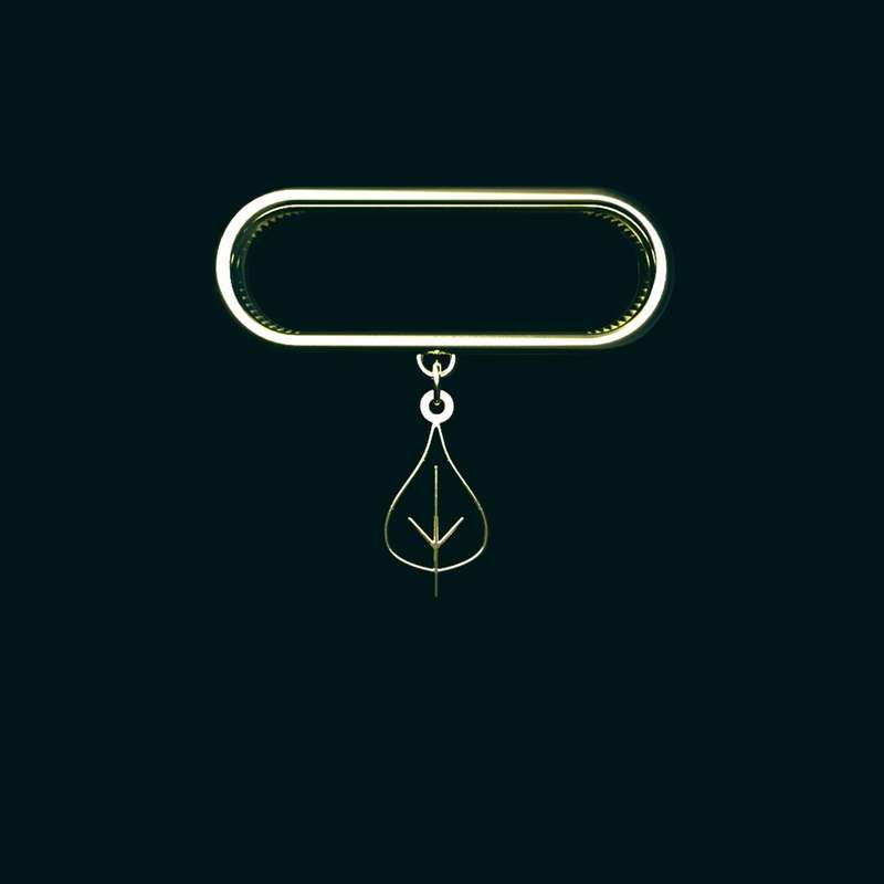 آویز ساعت طلا 18 عیار زنانه مدوپد مدل برگ کد SK1-1488