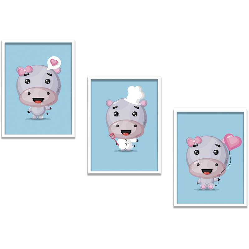 تابلو
کودک بکلیت طرح کودکانه مدل W-227 مجموعه 3 عددی