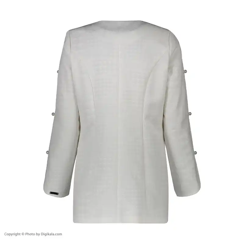 مانتو کتی زنانه مدل لیانا رنگ سفید