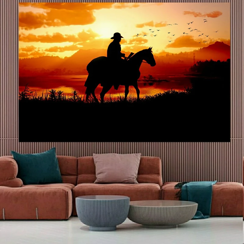 تابلو بوم طرح گیم ردد Red dead redemption 2 مدل SDB6979