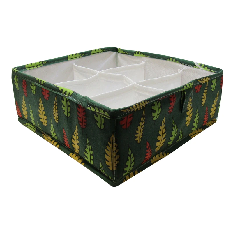 ارگانایزر هوم اند لایف مدل باکس پاییز 6 خانه طرح برگ کد 550008