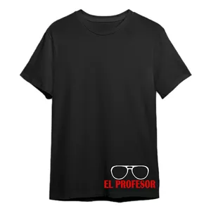 تی شرت آستین کوتاه مردانه مدل Profesor کد M02 رنگ مشکی