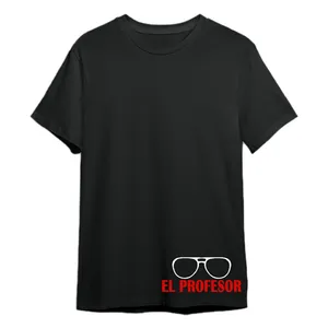 تی شرت آستین کوتاه زنانه مدل Profesor کد M02 رنگ مشکی 