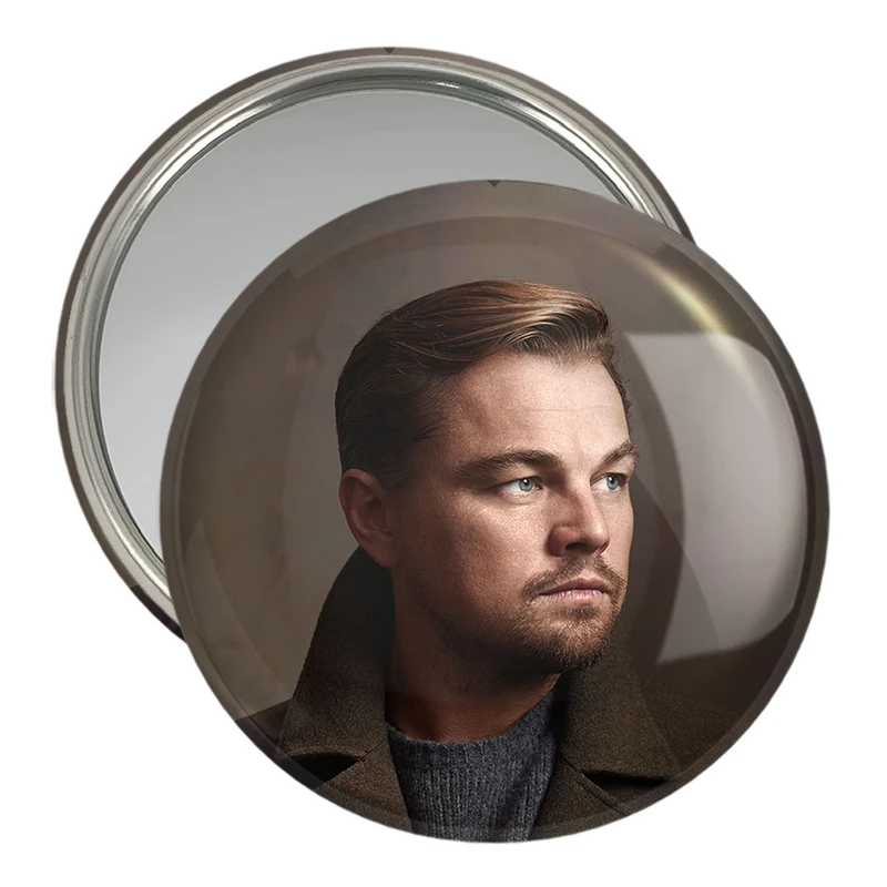 آینه جیبی خندالو مدل لئوناردو دی کاپریو Leonardo DiCaprio  کد 6428