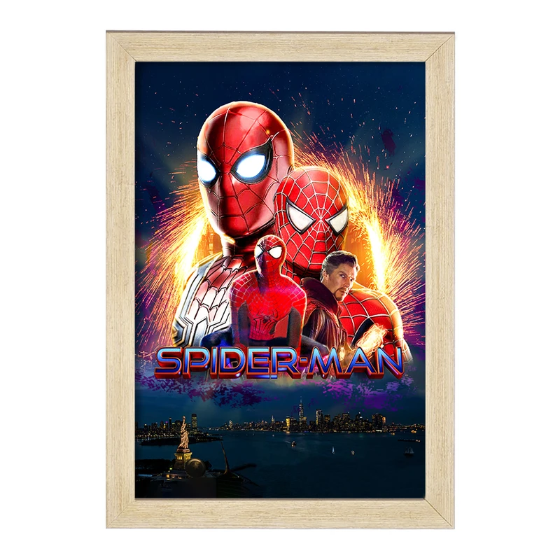 تابلو خندالو مدل مرد عنکبوتی (Spider Man) کد F2101