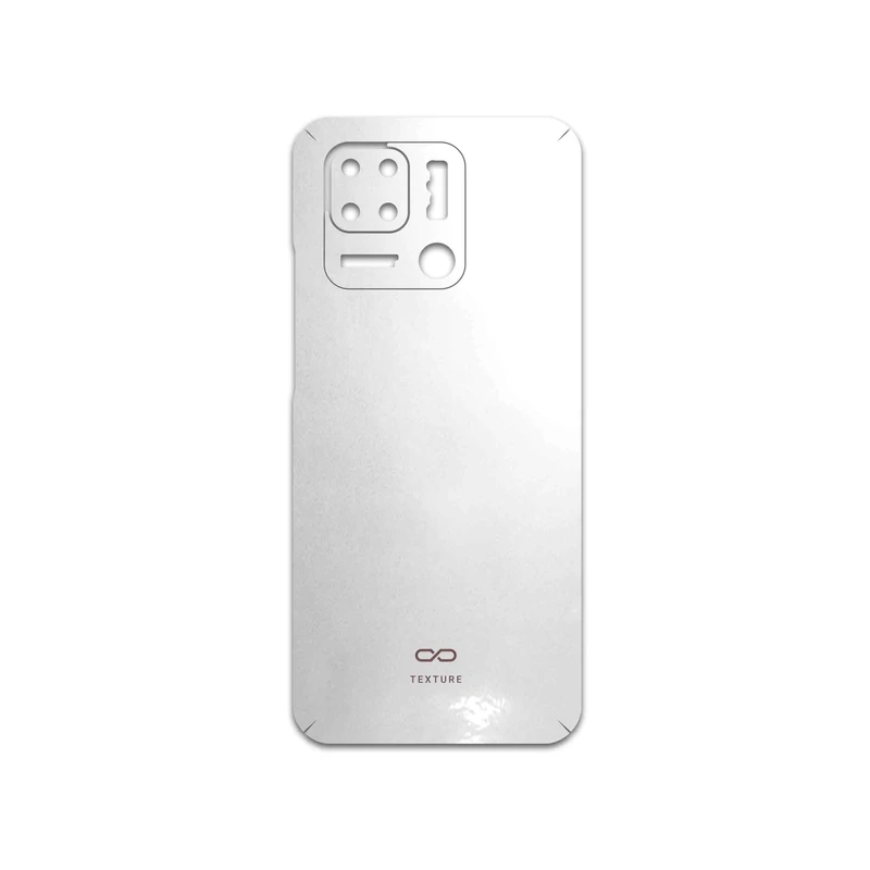 برچسب پوششی ماهوت مدل Metallic-White مناسب برای گوشی موبایل شیائومی Redmi 10 Power