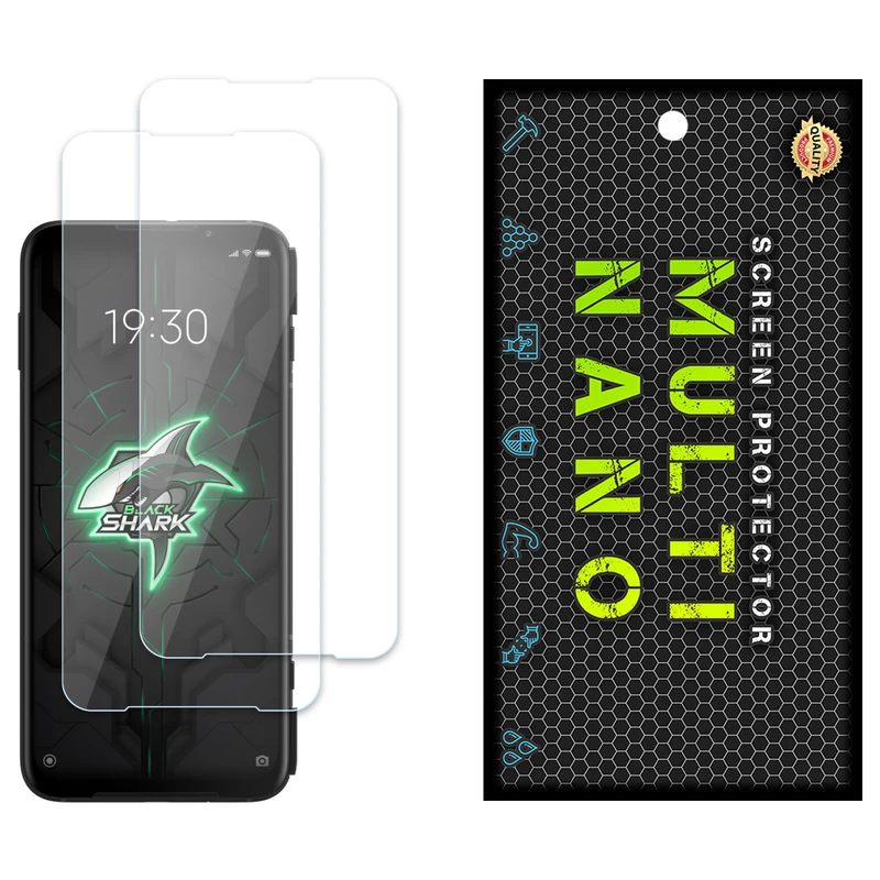 محافظ صفحه نمایش مولتی نانو مدل X-S2N مناسب برای گوشی موبایل شیائومی Black Shark 3 Pro بسته دو عددی