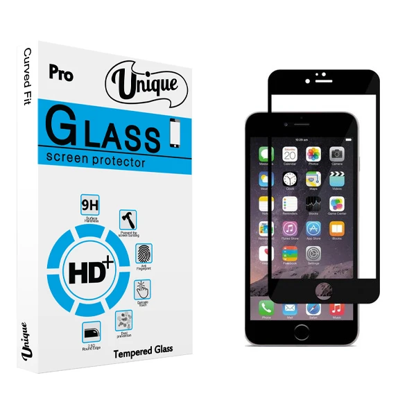 محافظ صفحه نمایش شیشه ای يونيک مدل +Clear مناسب برای گوشی موبایل اپل iphone 6/6s