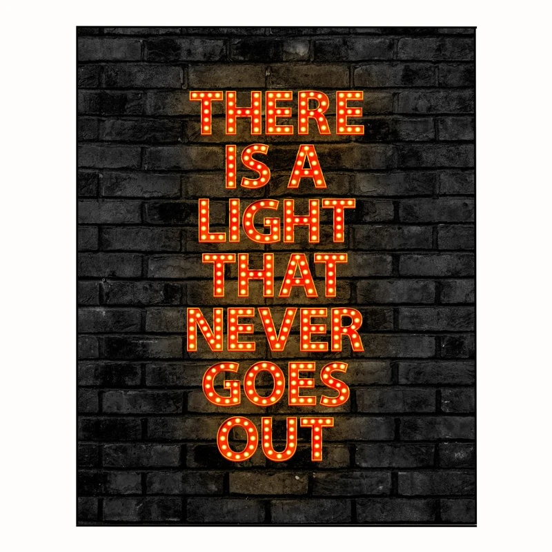 پوستر مدل نوری هست که هرگز خاموش نمی شود