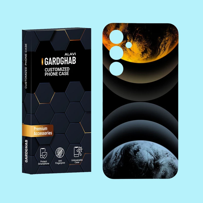 کاور گارد قاب علوی مدل هنری مناسب برای گوشی موبایل سامسونگ Galaxy A55