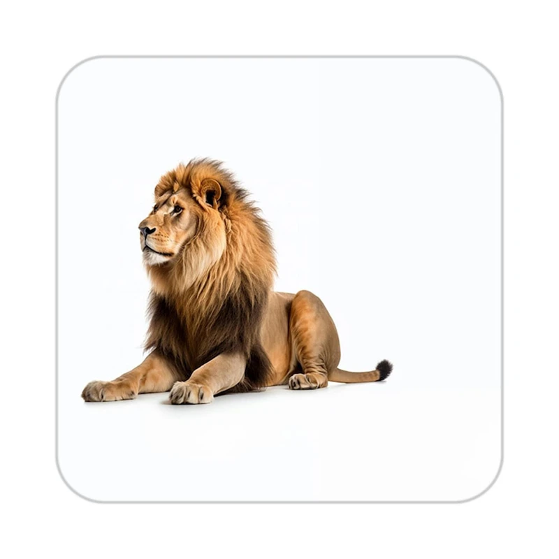 زیر لیوانی کاکتی طرح شیر مدل mp24249