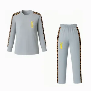 ست بلوز و شلوار زنانه مدل نوار پلنگی کد D