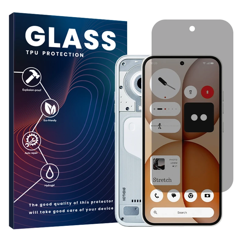 محافظ صفحه نمایش حریم شخصی گلس مدل هیدروژلی مناسب برای گوشی موبایل ناتینگ Phone 4a