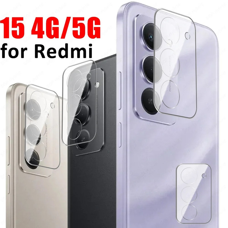 خرید و قیمت محافظ لنز دوربین شیشهای بادیگارد مدل GL مناسب برای گوشی موبایل شیائومی Redmi 15