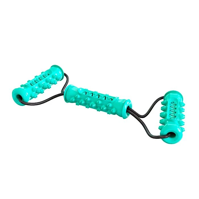 اسباب بازی سگ مدل دندانی طرح استخوان سه تکه ای