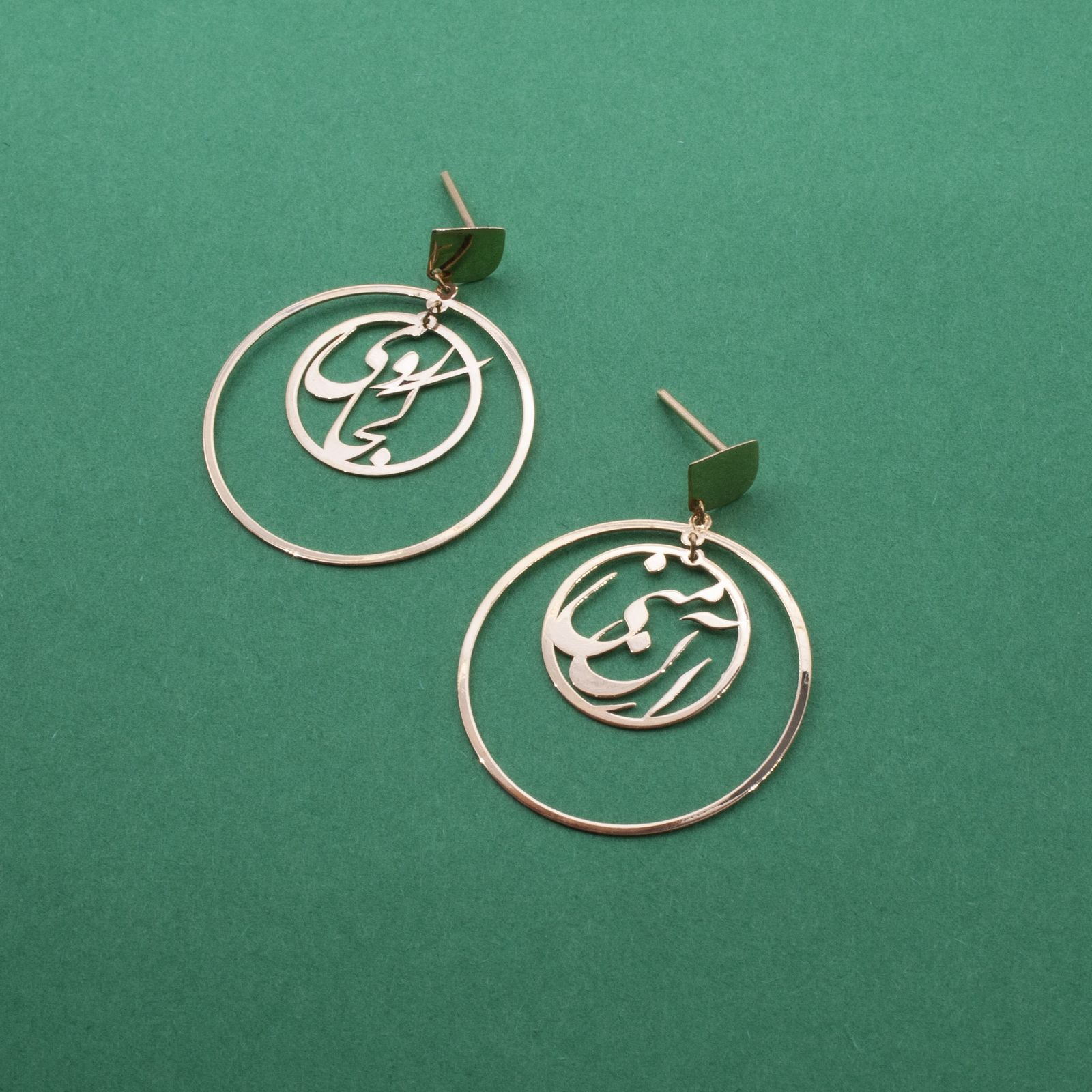 گوشواره طلا 18 عیار زنانه دُرج مدل DE84 -  - 4