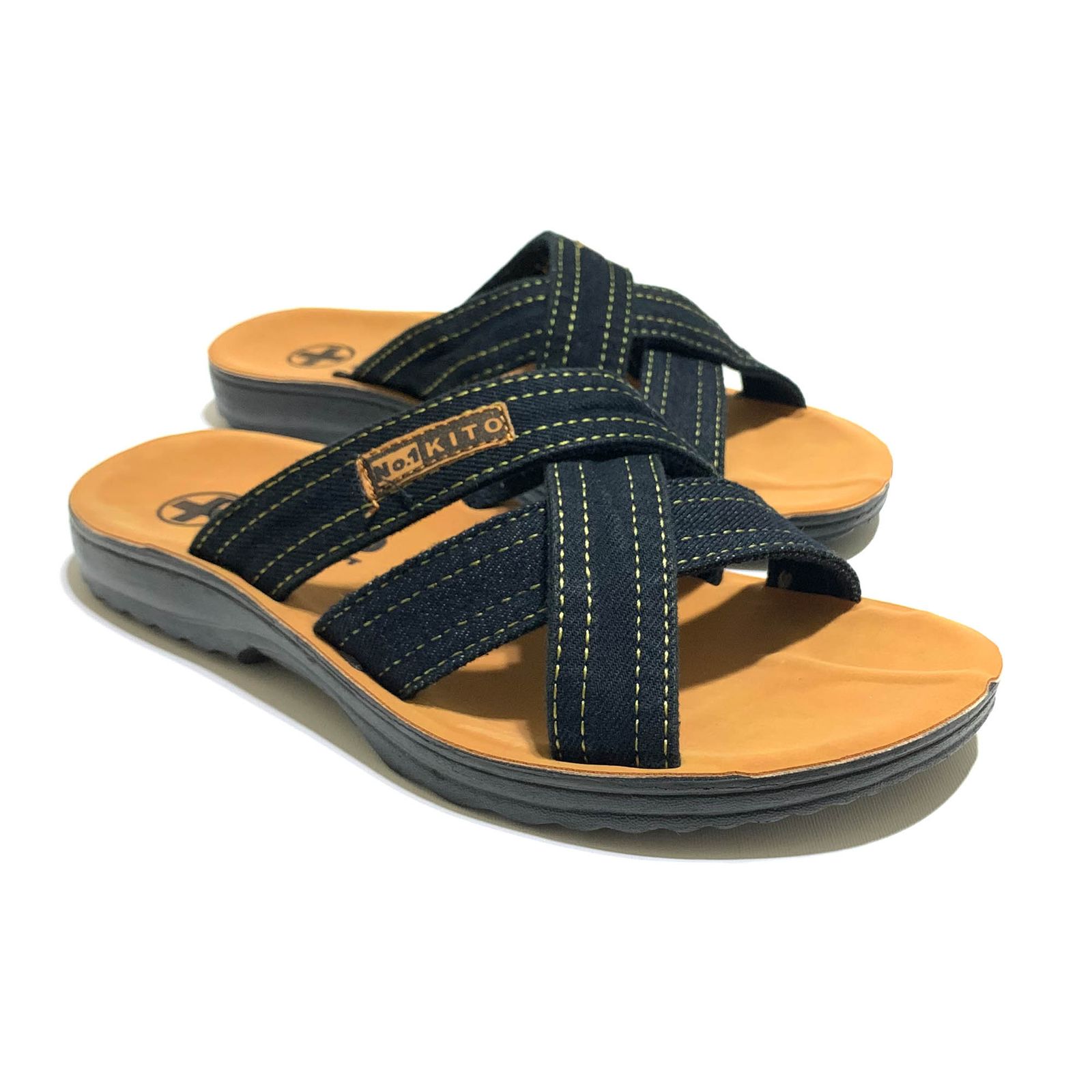 صندل مردانه کیتو مدل Knit Denim کد RS-NBL-047 -  - 4