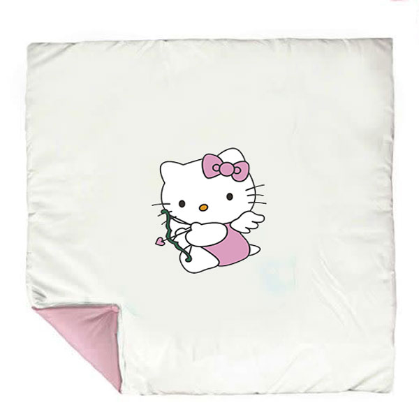 سرویس خواب سه تکه نوزاد ناریکو مدل گارد محافظ دار طرح کیتی کد 0273