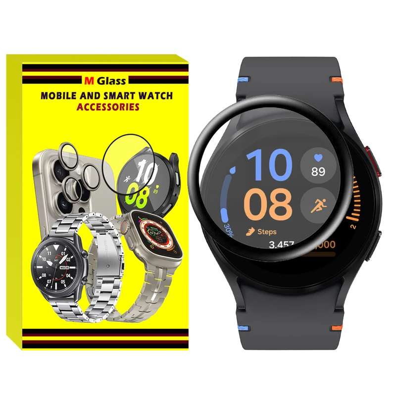 محافظ صفحه نمایش نانو ام‌گلس مدل Pmma-MG مناسب برای ساعت هوشمند سامسونگ Galaxy Watch FE