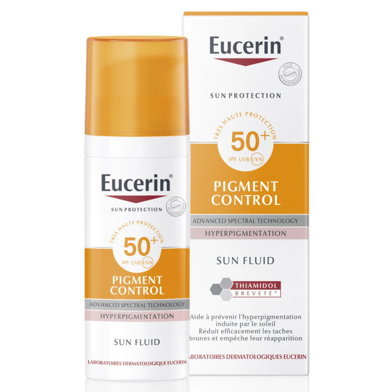 فلوئید ضد آفتاب بدون رنگ اوسرین SPF 50 مدل Pigment Control مناسب انواع پوست حجم 50 میلیلیتر فلوئید ضد آفتاب بدون رنگ اوسرین SPF 50 مدل Pigment Control مناسب انواع پوست حجم 50 میلیلیتر