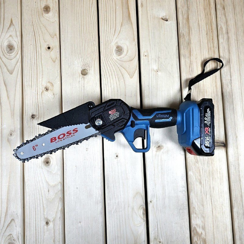 اره زنجیری شارژی باس مدل تیغه 15 سانت کد 36V- LIFE-STYLE اره زنجیری شارژی باس مدل تیغه 15 سانت کد 36V- LIFE-STYLE