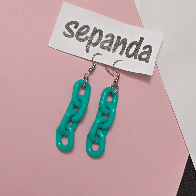 گوشواره دخترانه مدل پاستیلی کد 1 گوشواره دخترانه مدل پاستیلی کد 1