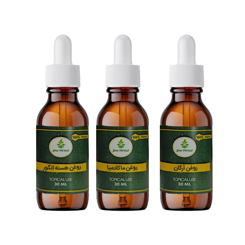 روغن مغذی مو گیاه کالا بیهق مدل 01 حجم 30 میلی لیتر مجموعه 3 عددی