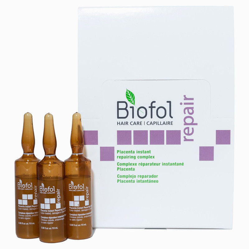 سرم مو بایوفول مدل ضد ریزش و آسیب دیده حجم 19 میلی لیتر بسته 4 عددی