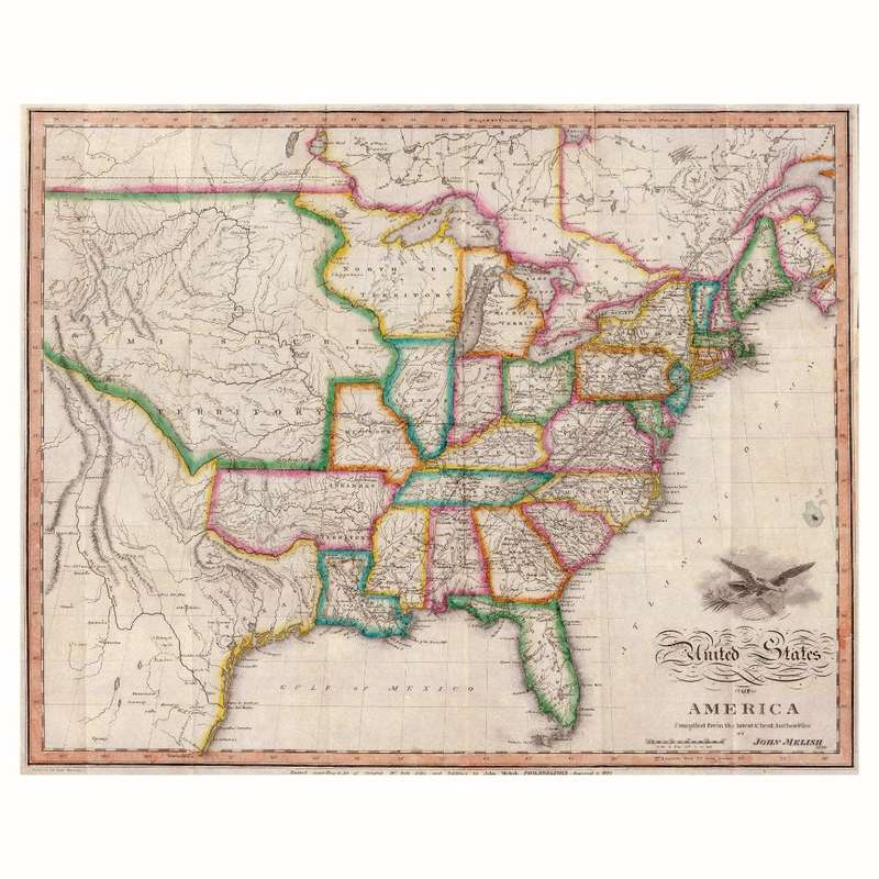 پوستر مدل  چاپ نقشه تاریخی هنری
