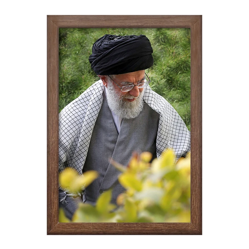 تابلو خندالو طرح تصویر رهبر  کد 12622