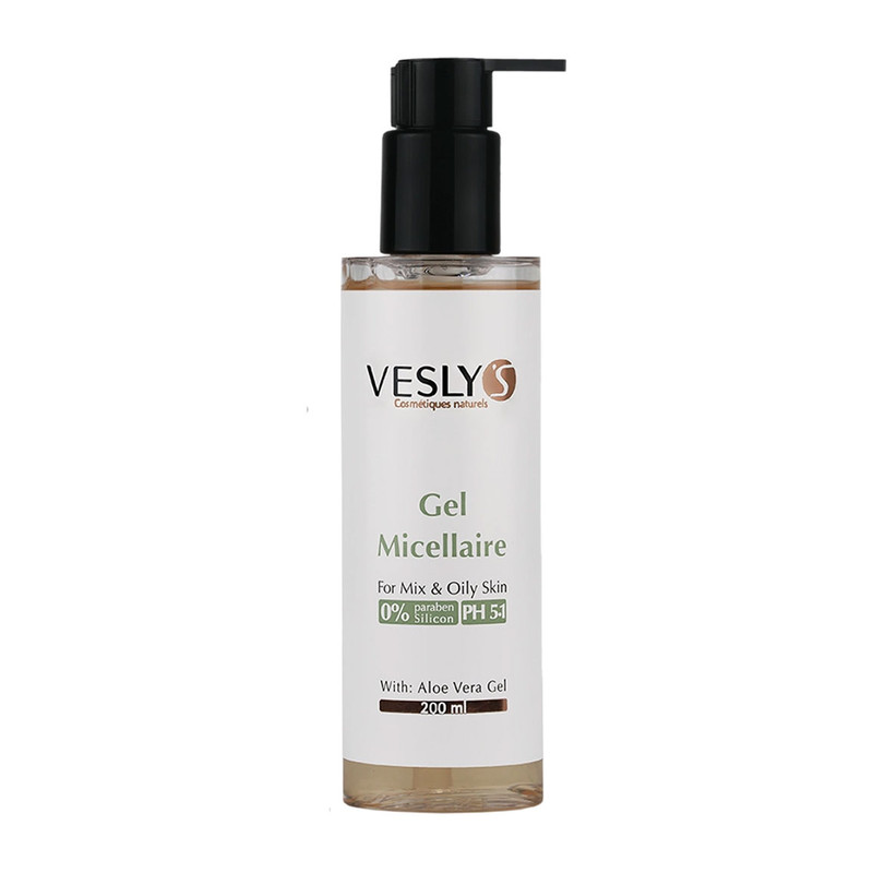 ژل پاک کننده صورت وسلی مدل Oily Skin مناسب برای پوست های مختلط و چرب حجم 200 میلی لیتر