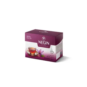 چای زعفرانی کیسه‌ای نگین - 40 گرم بسته ۲۰ عددی 
