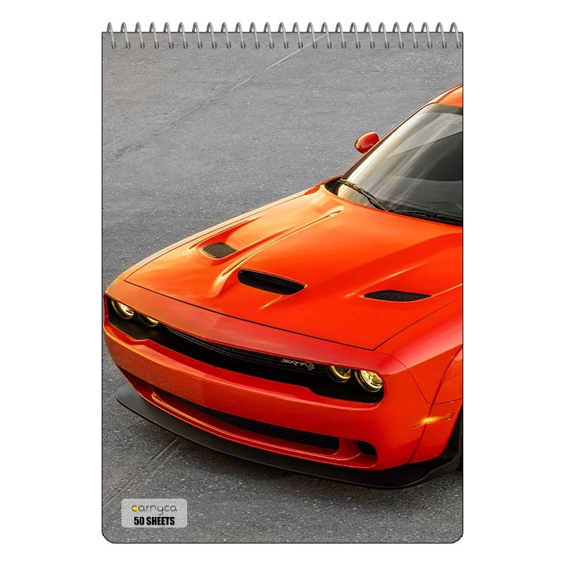 دفتر نقاشی 50 برگ سیمی کارنیکا طرح دوج چلنجر Dodge Challenger کد 48032