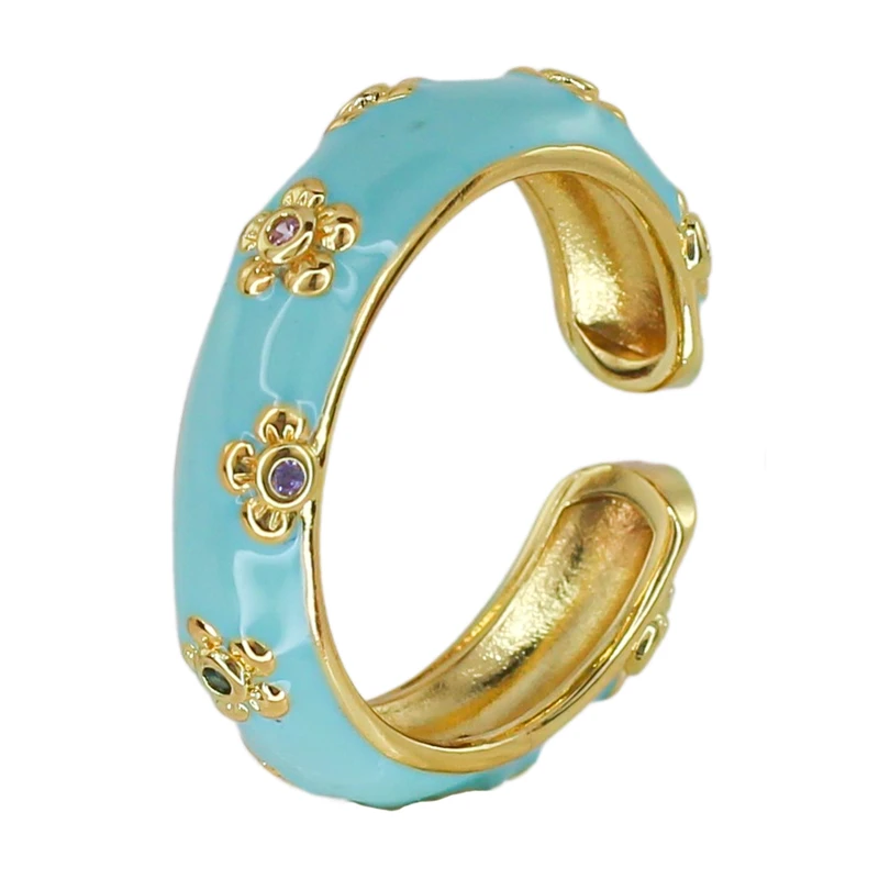 انگشتر زنانه زودیکا مدل  میناکاری کد AAE652