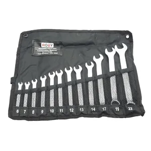 آچار یکسر تخت و یکسر رینگی روبی مدل 6-22 مجموعه 12 عددی 