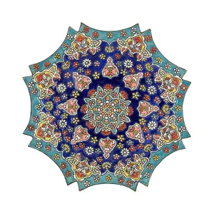 بشقاب مینا کاری کد 003