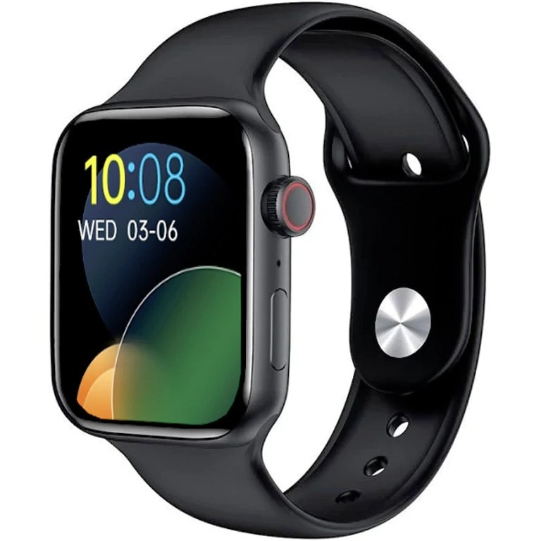 ساعت هوشمند 44 میلیمتری مدل GL-01 با بند سیلیکونی