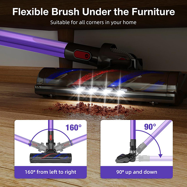 جارو شارژی عصایی مدل A17