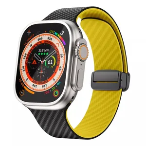 Goof DC Carbon Strap Suitable For Smart Watch HW69 Ultra 2/ HK8 Pro max / HK9 Ultra 2 / T900 Ultra