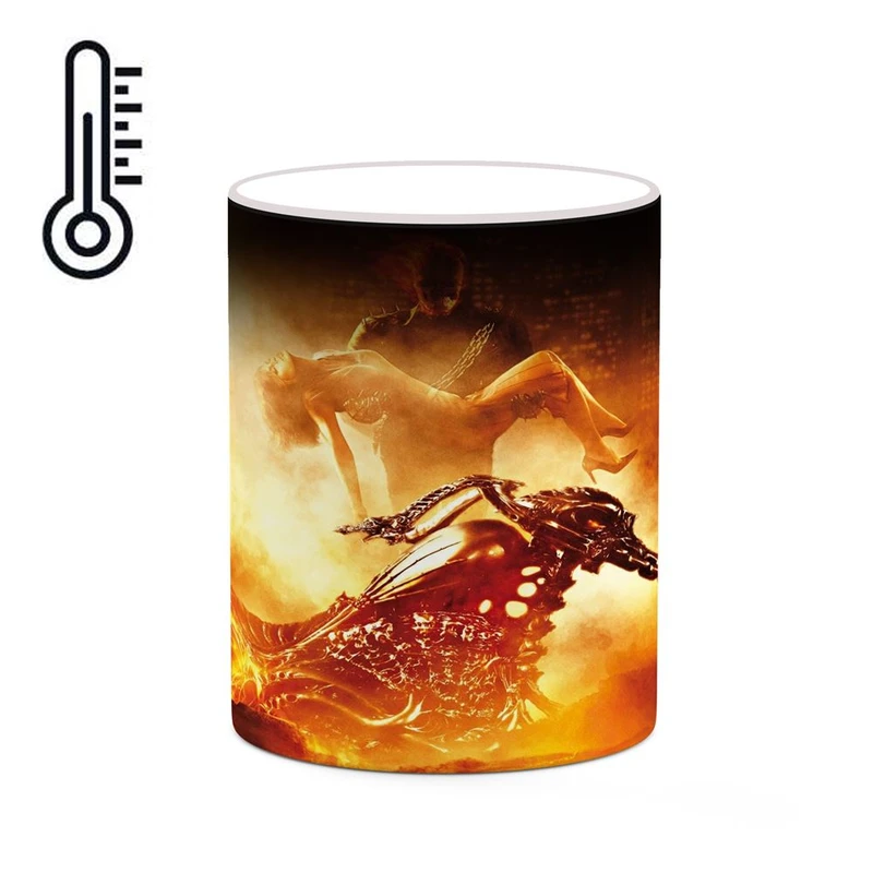 ماگ حرارتی کاکتی مدل گوست رایدر Ghost Rider کد mgh38733