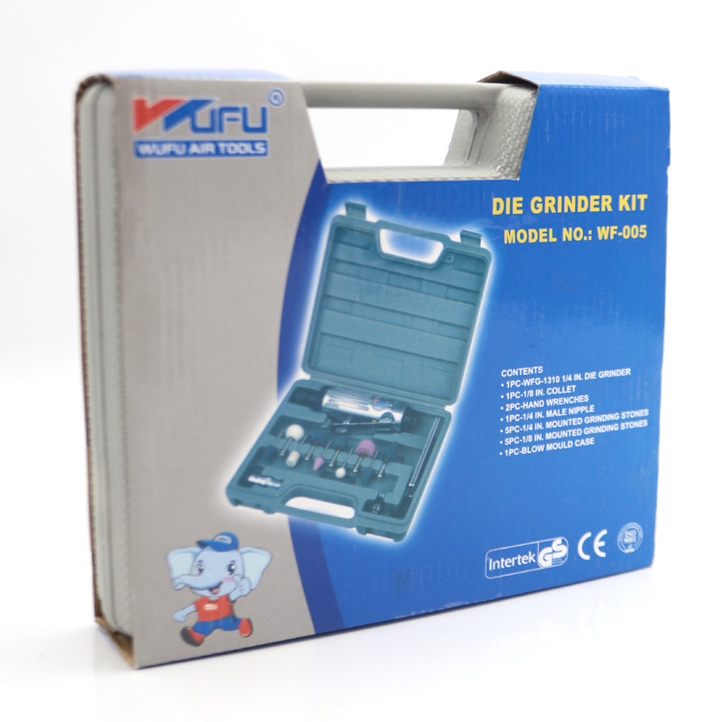 کیت فرز انگشتی بادی ووفو مدل YP-WF-005 مجموعه 16 عددی