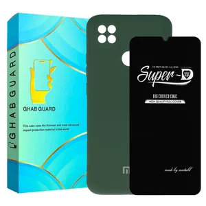Ghab Guard SILICONSUPERD Cover With Screen Protector For Xiaomi Redmi 9C / Redmi 9 Activ / Redmi 10A