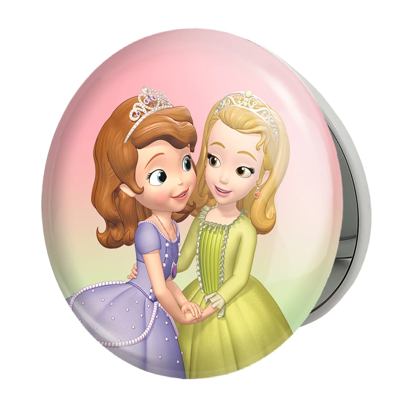 آینه جیبی خندالو طرح سوفیا مدل تاشو کد 12547 