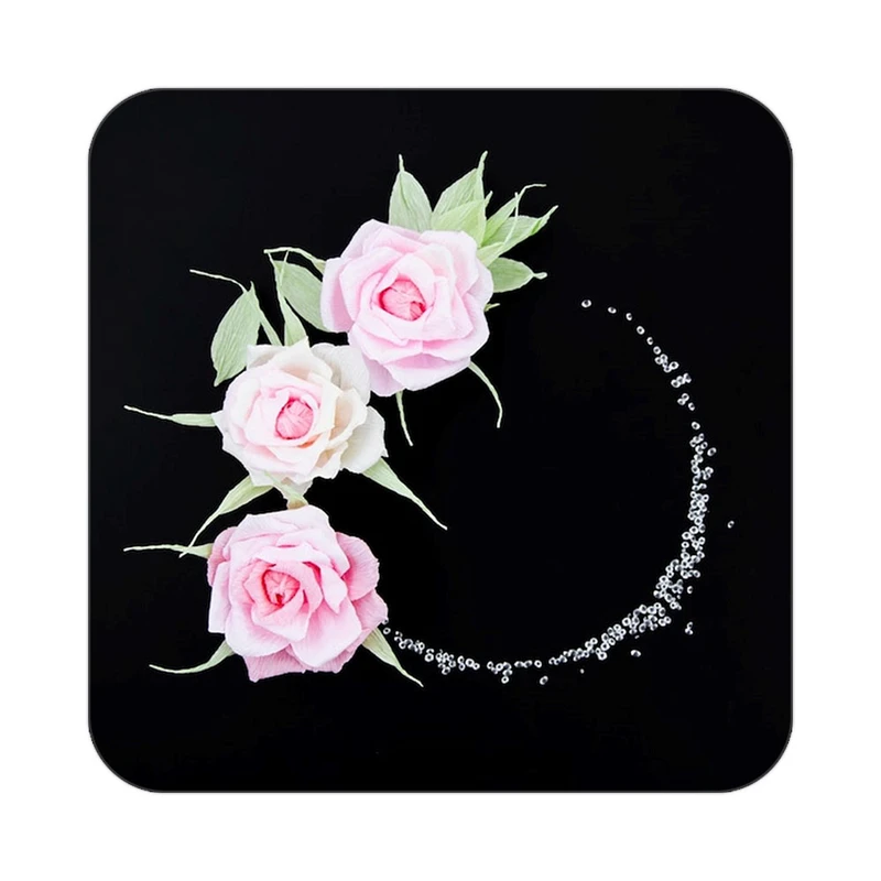 زیر لیوانی کاکتی طرح گل مدل mp17345