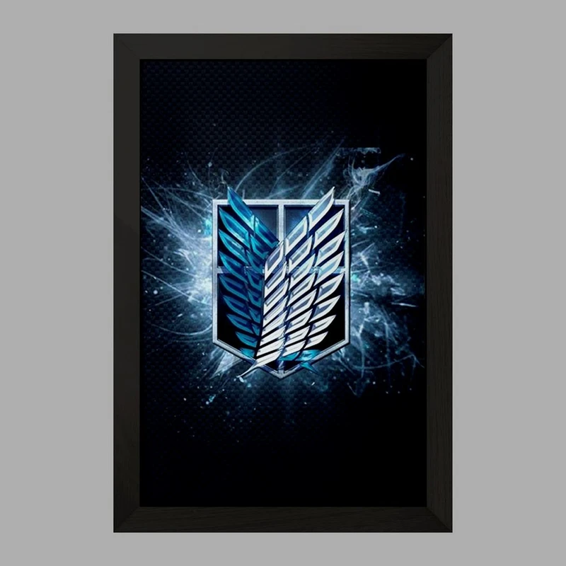 تابلو خندالو مدل نماد آزادی انیمه اتک آن تایتان Attack on Titan  کد 11016