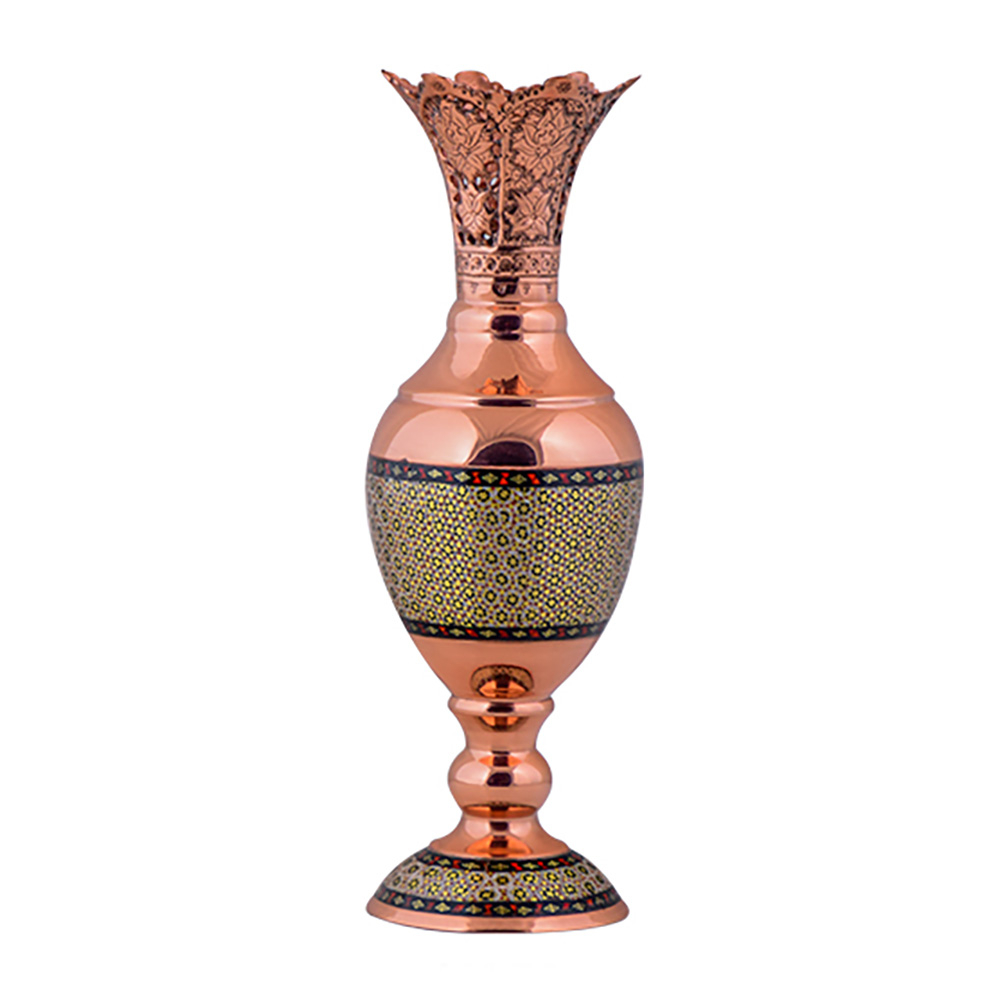 گلدان خاتم کاری کد K052